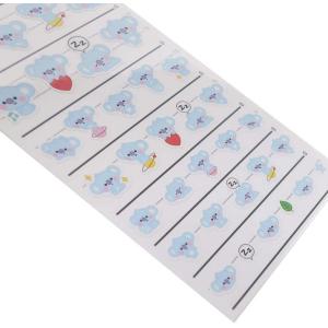 BT21 シール 4サイズ ステッカー KOY...の詳細画像1