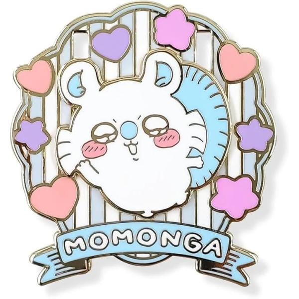 ちいかわ 大きめギミックピンバッジ　ももんが　メール便なら何個でも220円で全国へ うさぎ モモンガ...