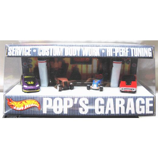 POP&apos;S GARAGE ホットウィール HW 1/64 SERVICE・CUSTOM BODY W...