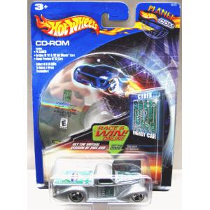 US版 マテル ホットウィール RACE & WIN ! サイバーエナジーカー CYBER ENERGY CAR シルバー（HW-4) CD-ROM付属｜nazca