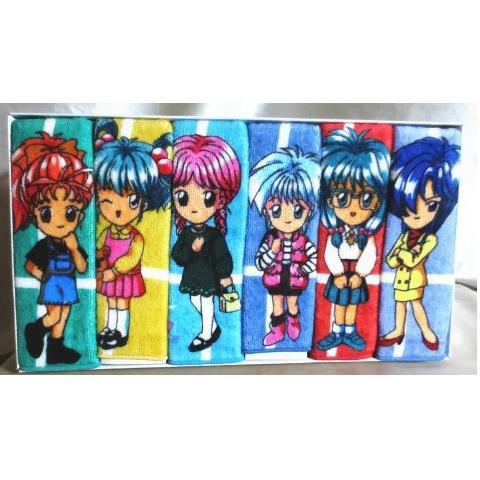 ときめきメモリアル コナミ 小さなタオルハンカチ 6枚セット 連れてって!(T-B) ゲーム ときメ...