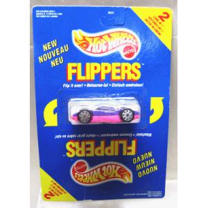 マテル ホットウィール NEW! FLIPPERS フリッパーズ パープル＆ピンク（HW-15) ミニカー｜nazca