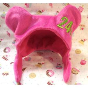 バースデー メモリアル ベアー BEAR'S365 ぬいぐるみの帽子『24日』OKクマ