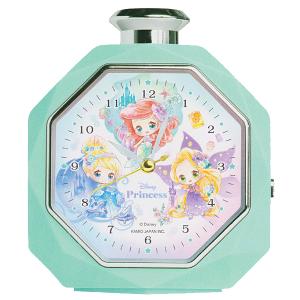 ディズニープリンセス アリエル 時計 目覚まし時計 ブランド買うならブランドオフ メロディ アラーム選択可 おむすび スヌーズ機能 ラッピング リトルマーメイド さんかくクロック プレゼント