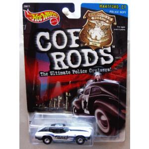 ホットウィール コップロッズ COP RODS シリーズ2 ポリス POLICE '63 コルベット CORVETTE KBトイ限定（26611）（HW-4)｜nazca