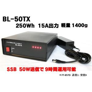 BL-50TX　アマチュア無線用リチウムイオンバッテリーBOX 250Wh
