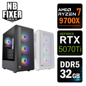 ゲーミングPC Ryzen 7 9700X / RTX5070Ti / メモリ32GB / SSD 1TB / Windows11 home / ゲーミングパソコン / パソコン / デスクトップPC / 新品 / S200
