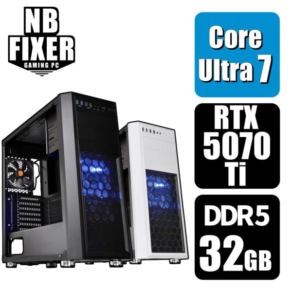ゲーミングPC Core Ultra 7 265KF / RTX5070Ti / メモリ32GB /...