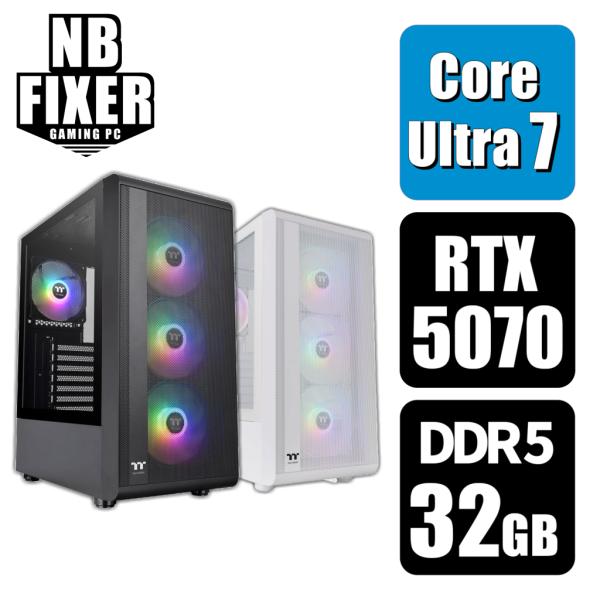 ゲーミングPC Core Ultra 7 265KF / RTX5070 / メモリ32GB / S...