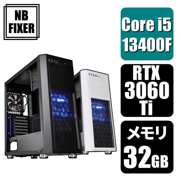ゲーミングPC Core i5 13400F / RTX3060Ti / メモリ32GB / SSD...
