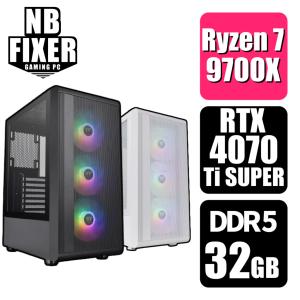 AMD ゲーミングPC Ryzen 7 9700X / RTX4070 SUPER メモリ32GB SSD 1TB 