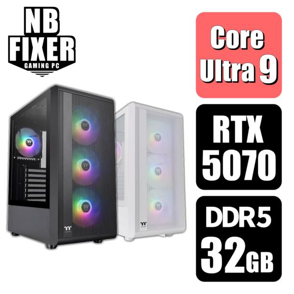 ゲーミングPC Core Ultra 9 285K / RTX5070 / メモリ32GB / SS...