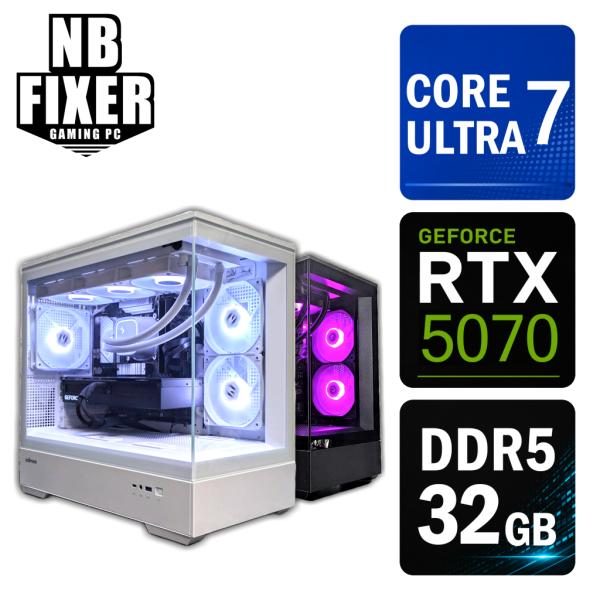 ゲーミングPC Core Ultra 7 265KF / RTX5070 / メモリ32GB / S...