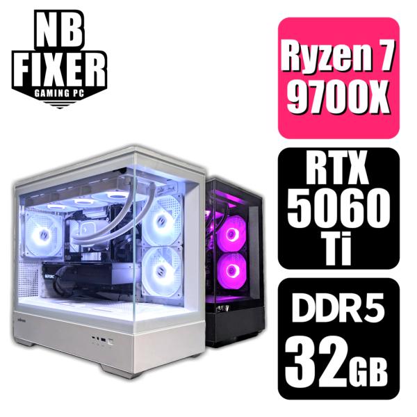 ゲーミングPC Ryzen 7 9700X / RTX5060Ti / メモリ32GB / SSD ...