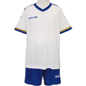 (ケルメ) KELME/フットボールシャツ/パンツセット/ホワイトXロイヤルブルー/3873001-111/簡易配送(CARDのみ/1点限)｜nbs