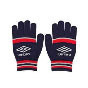 (アンブロ) UMBRO/ニットグローブ/ネイビーXレッド/UUAWJD54/簡易配送(CARDのみ送料注文後変更/1点限/保障無)｜nbs