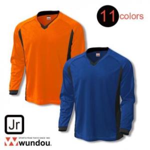 ジュニアサッカーシャツ長袖P-1930