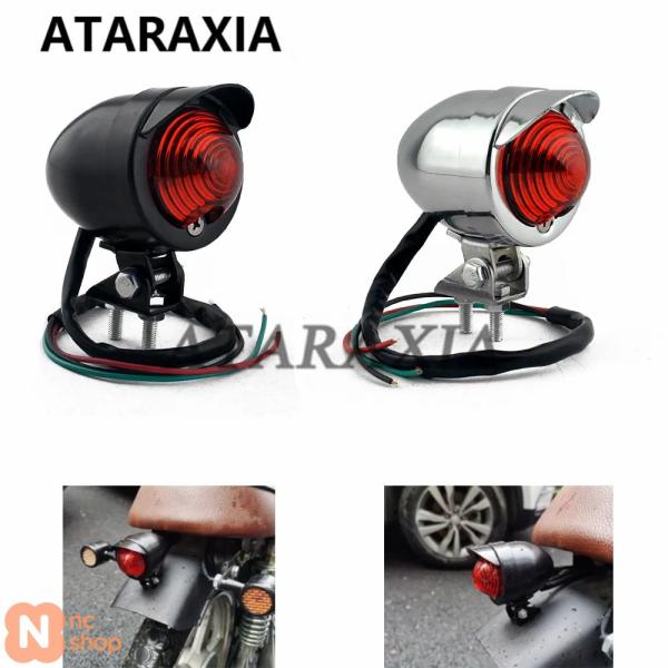 【並行輸入品】 12Vテールライト バイク用ブレーキライト LEDバイク用ストップリアテールランプ ...