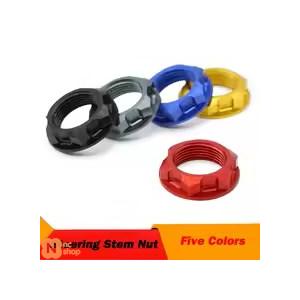 【並行輸入品】 バイクステアリングステムナットボルトホイールアクスルシャフトロックナットスクリューM...
