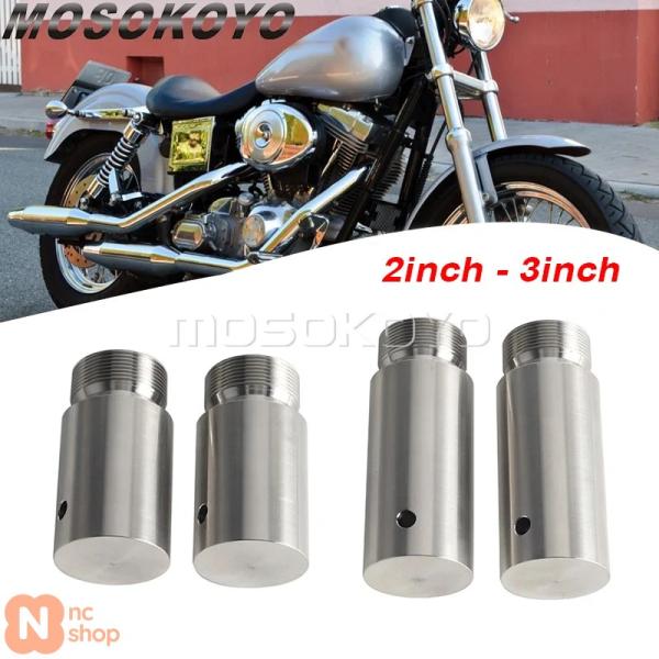 【並行輸入品】 バイク用40MMフロントフォークチューブ 2インチ 3インチ延長 ハーレー用スポーツ...