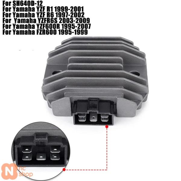 【並行輸入品】 SH640D-12 レギュレーター整流器 ヤマハ YZF R1 R6 R6S 600...