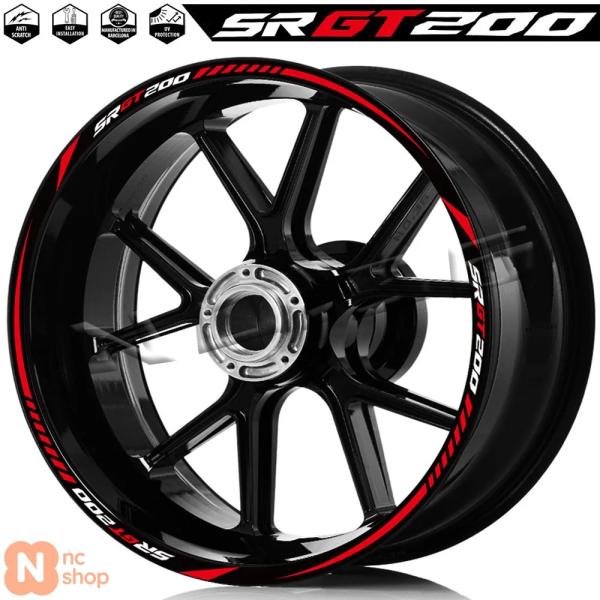 【並行輸入品】 アプリリア SRGT200 SR GT 200 2023年式 バイク ホイールリムス...