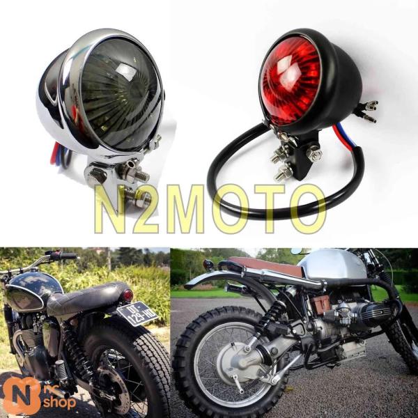 【並行輸入品】 12V LED バイク ビンテージ カスタム ベイツスタイル LED ブレーキライト...