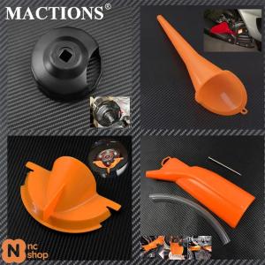 【並行輸入品】 オイルカバー プライマリーケースオイル口漏斗 オイルフィルターキャップ ハーレー 工具キット スポーツスター 883 1200 XL ソフテイル ツーリ