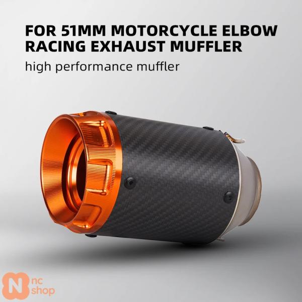 【並行輸入品】 汎用 バイク排気テールパイプ カーボンマフラー Z900 Z1000 ニンジャ400...