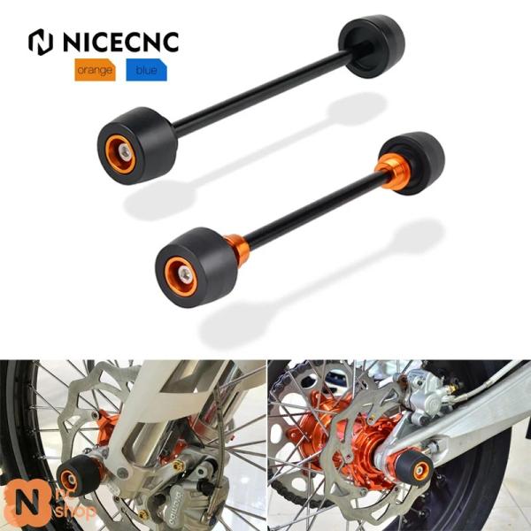 【並行輸入品】 フロント リアホイールアクスルスライダー クラッシュプロテクター KTM EXC 3...