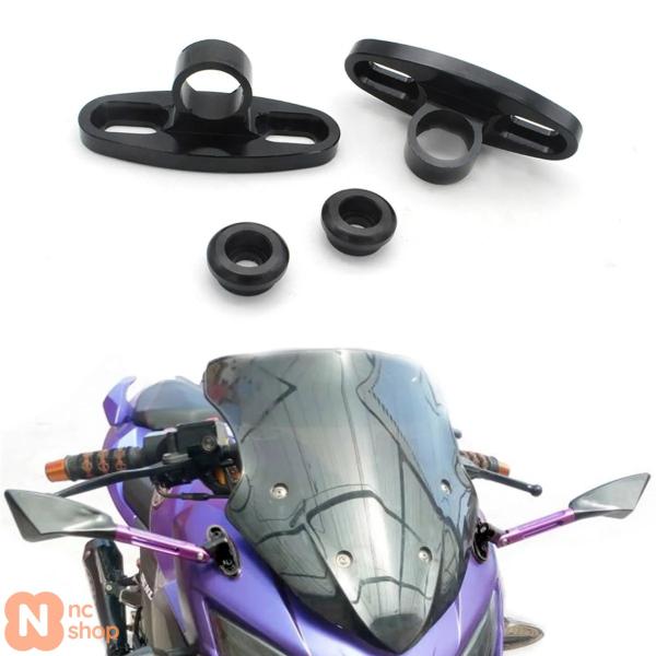 【並行輸入品】 2ピース リアビューサイドミラーアダプター カワサキ Z1000SX ER6N/F ...
