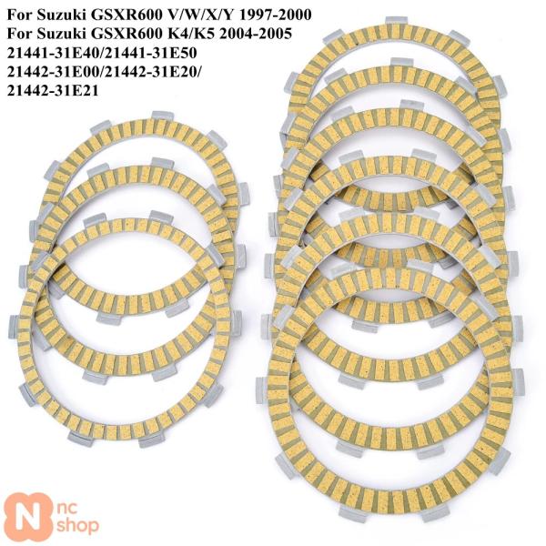 【並行輸入品】クラッチディスク摩擦プレートキット スズキ GSXR600 K4/K5 1997-20...