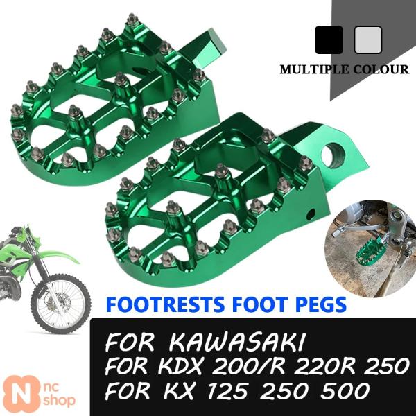 【並行輸入品】バイク フットペグ フットレスト フットペグ カワサキ KDX200 KDX220R ...