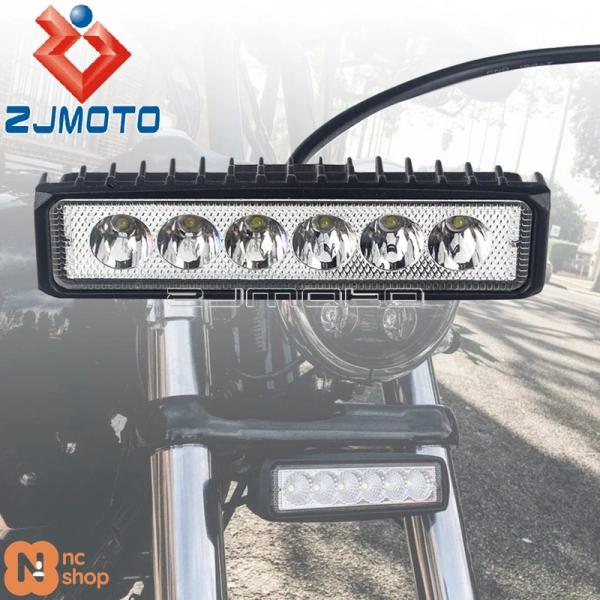 【並行輸入品】汎用 LED 6インチ ライトバー ハーレー ダナ ソフテイル ストリートボブ ローラ...