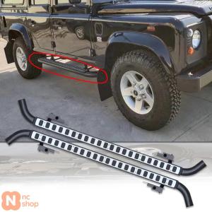 アルミ＆ラバーサイドステップ/ディフェンダー110(2003~2016) : AMD