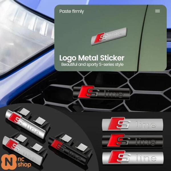【並行輸入品】 3D メタル カー S ライン エンブレム ステッカー バッジ デカール 装飾 アウ...