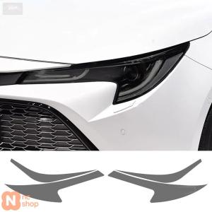 【並行輸入品】トヨタ カローラ E210 2019-2022 ツーリング スポーツ ハイブリッド ハッチバック クリアスモークブラック ヘッドライトフィルム