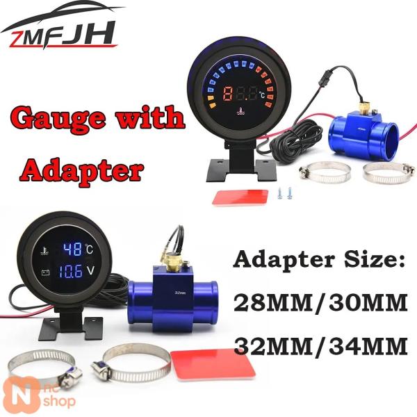 【並行輸入品】丸型 LCD デジタル車・トラック用水温計 10MM 温度センサー TEMPERATU...