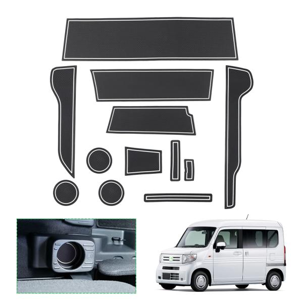 【GAFAT】honda ホンダ N-VAN JJ1 JJ2 2018年〜現行 新型 専用 ドアポケ...