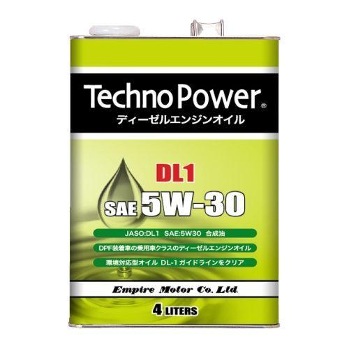 テクノパワー　4L缶　DL1　5W-30　ディーゼル車用　エンジンオイル　TP-L4201