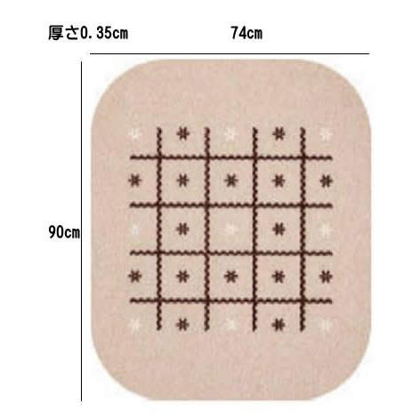 ポータブルトイレ用マット ケスモン消臭防水マット