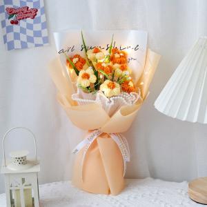 ニットブーケ 手作り花 かぎ針編み ニット フ...の詳細画像3