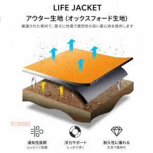 犬用ライフジャケット 高浮力 小型犬 中型犬 ...の詳細画像3
