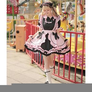 猫耳 メイド 服 ハロウィン 衣装 コスプレ ...の詳細画像2