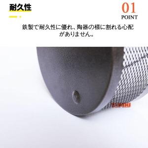 蚊取り線香ホルダー 蚊取り線香入れ 鉄製 オシ...の詳細画像1