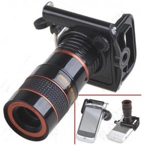 スマホ スマートフォン 望遠レンズ キット8倍