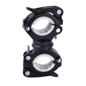 自転車用 ライトホルダー 連結 クイックレリーズで簡単装着