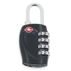 TSAロック 南京錠 4桁ダイヤル 旅行用 米国運輸保安局(TSA)承認