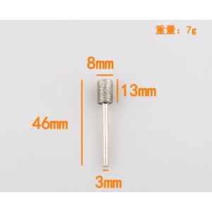 電着ダイヤモンドバー  ダイヤモンドビット 円柱型 軸径3mm