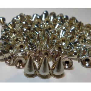 スタッズ パーツ 鋲 スパイク DIY 100個セット ゴールド/シルバー